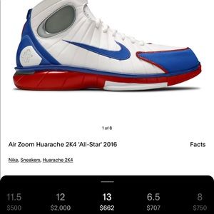 Air Zoom Huarache 2K4 'All-Star' 2016